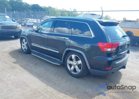 2012 Jeep Grand Cherokee Overland z USA, uszkodzony, nr VIN 1C4RJFCT4CC192264